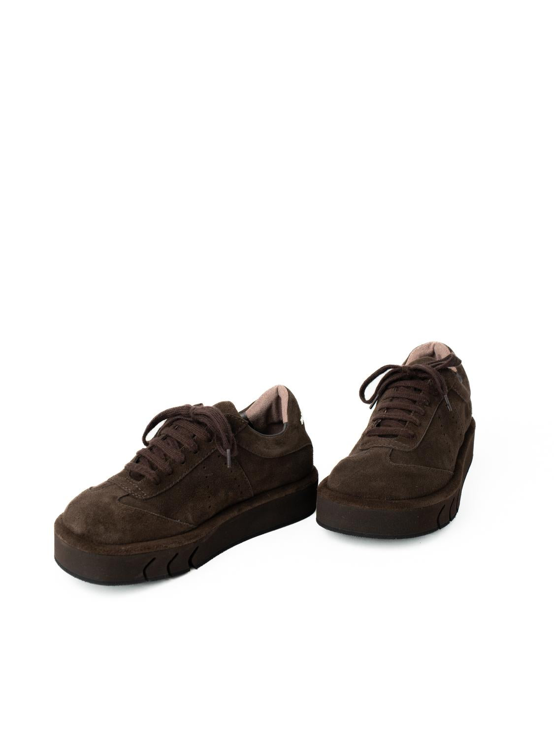 AINE SUEDE BROWN