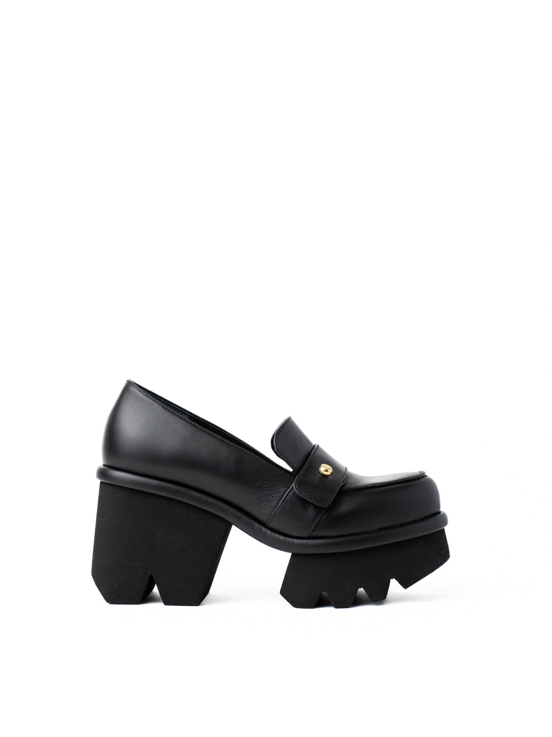 Paloma Barcelo Black Platform Fringe Loafers paloma-barcelo-paloma-barcelo-  main image 2