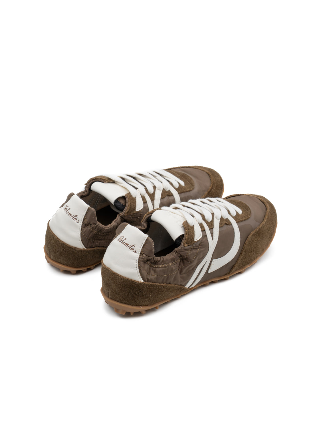 HALIA NYLON/SUEDE BROWN