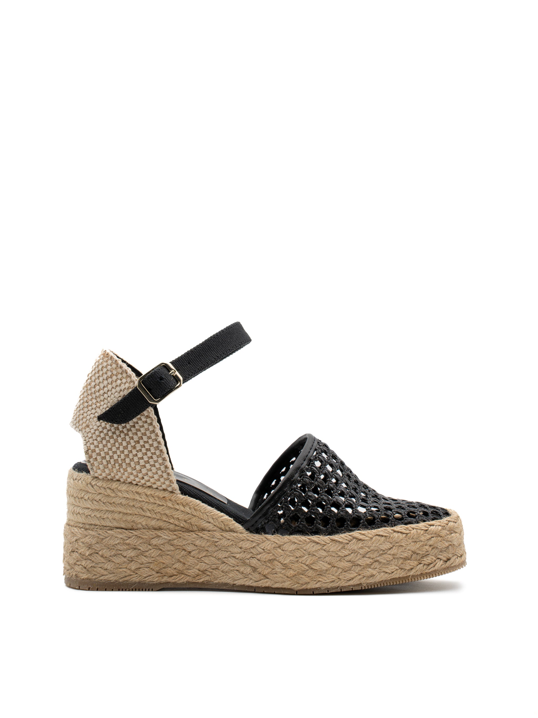 KAIA RAFFIA MACRAMÉ BLACK