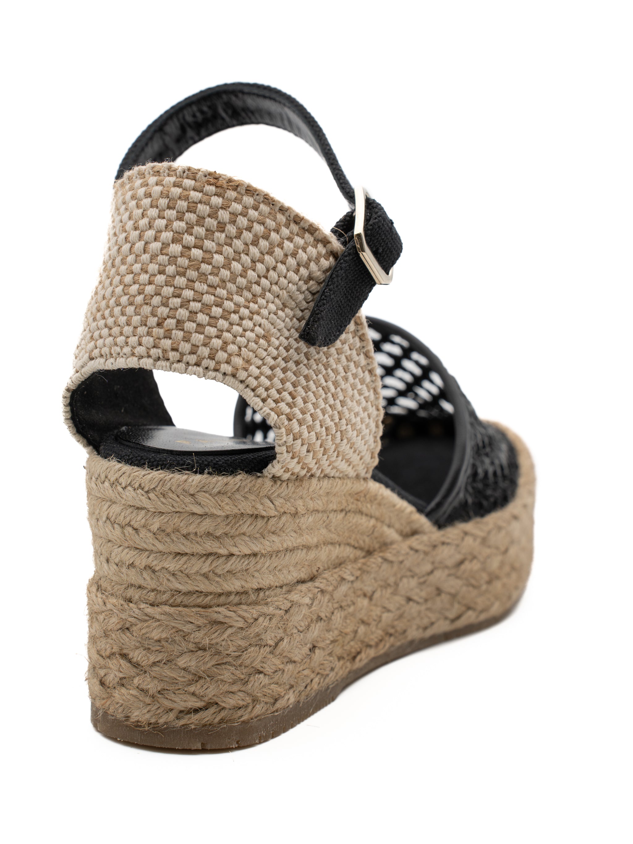 KAIA RAFFIA MACRAMÉ BLACK