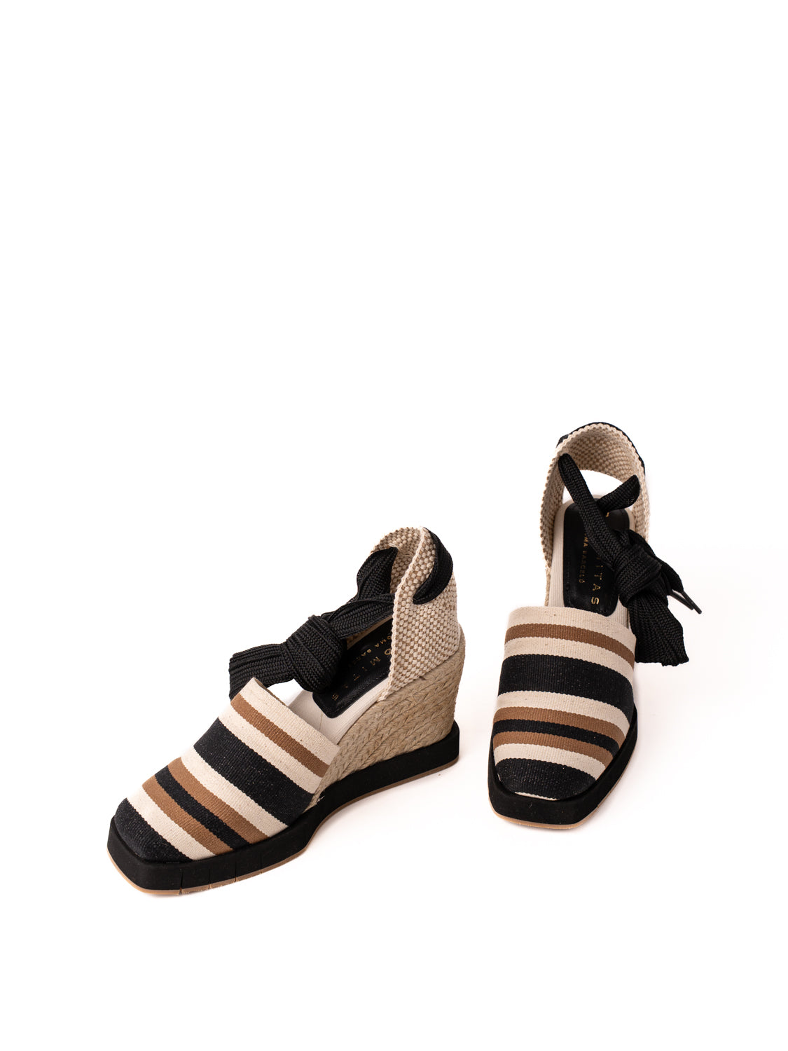 RISSU CANVAS STRIPES BLACK