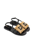 ALICIA RAFFIA BLACK