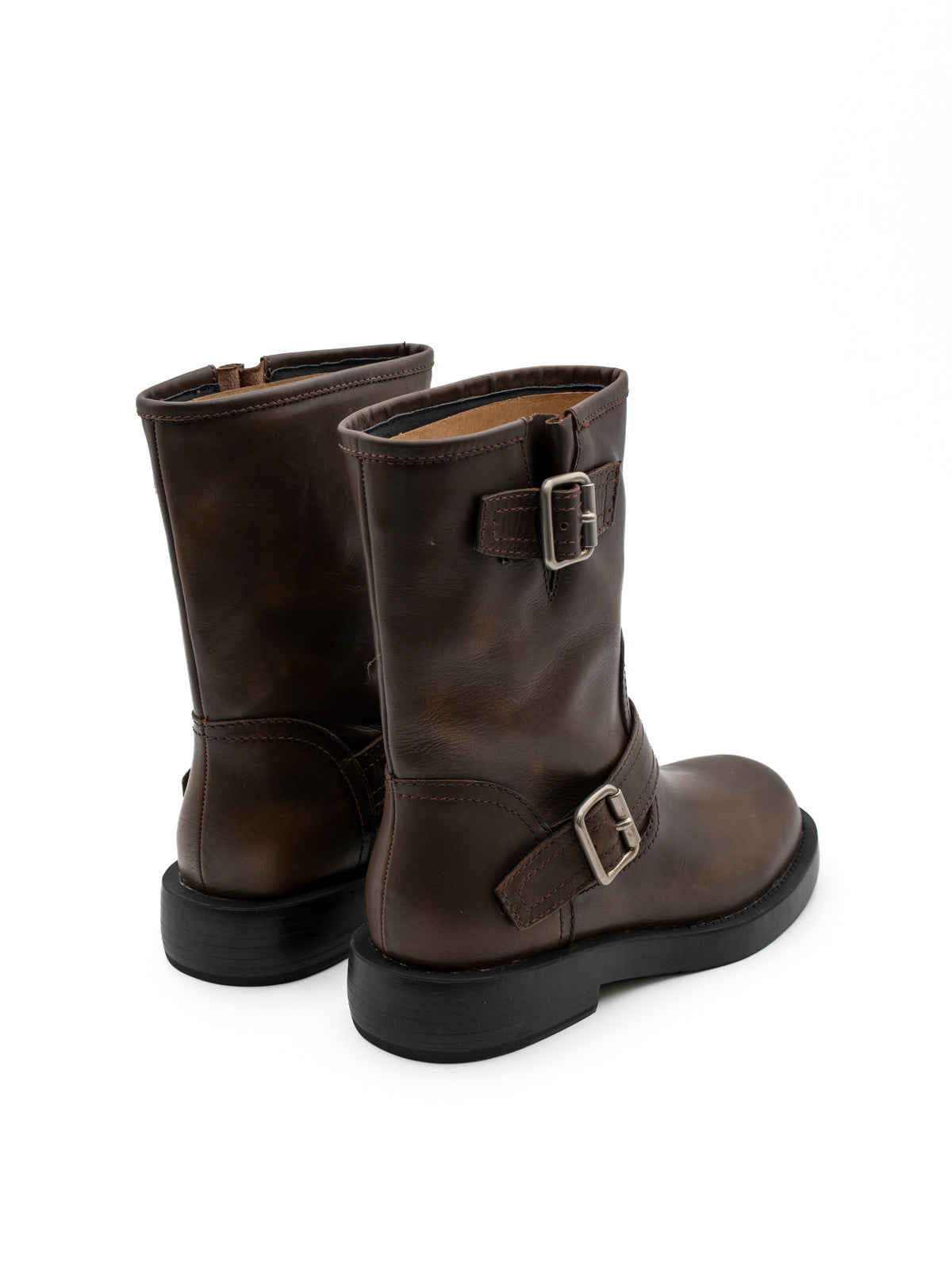 AURELIE BRUSHED NAPPA MOKA