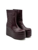 BARTA TRACK NAPPA BURGUNDY