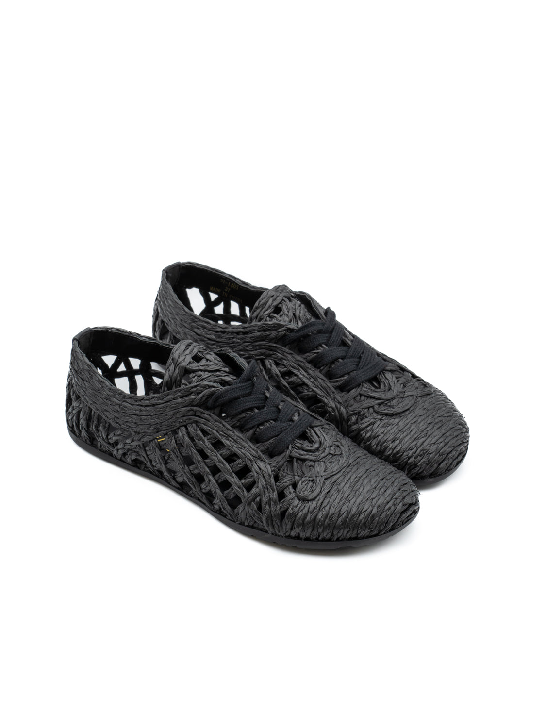 Cora raffia black | Paloma Barceló