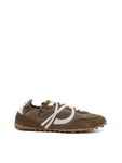 HALIA NYLON/SUEDE BROWN