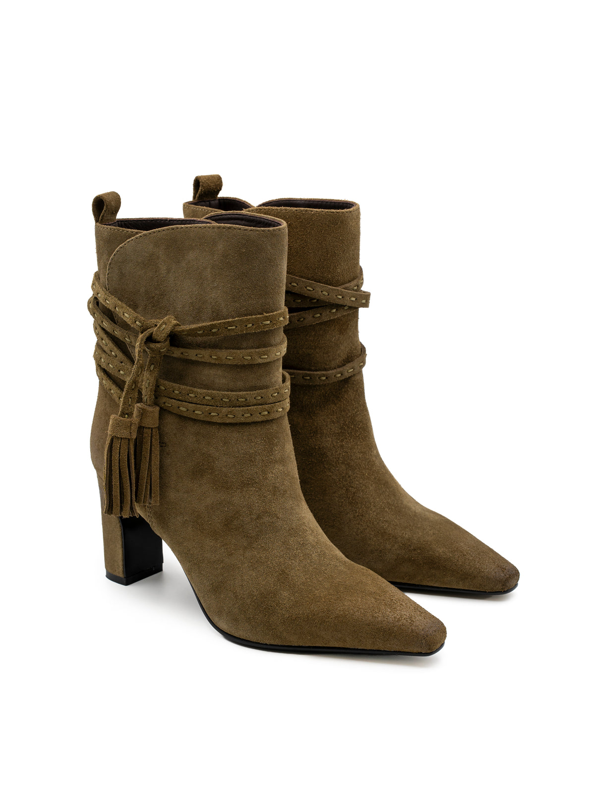 MAGGIE SUEDE OLIVE