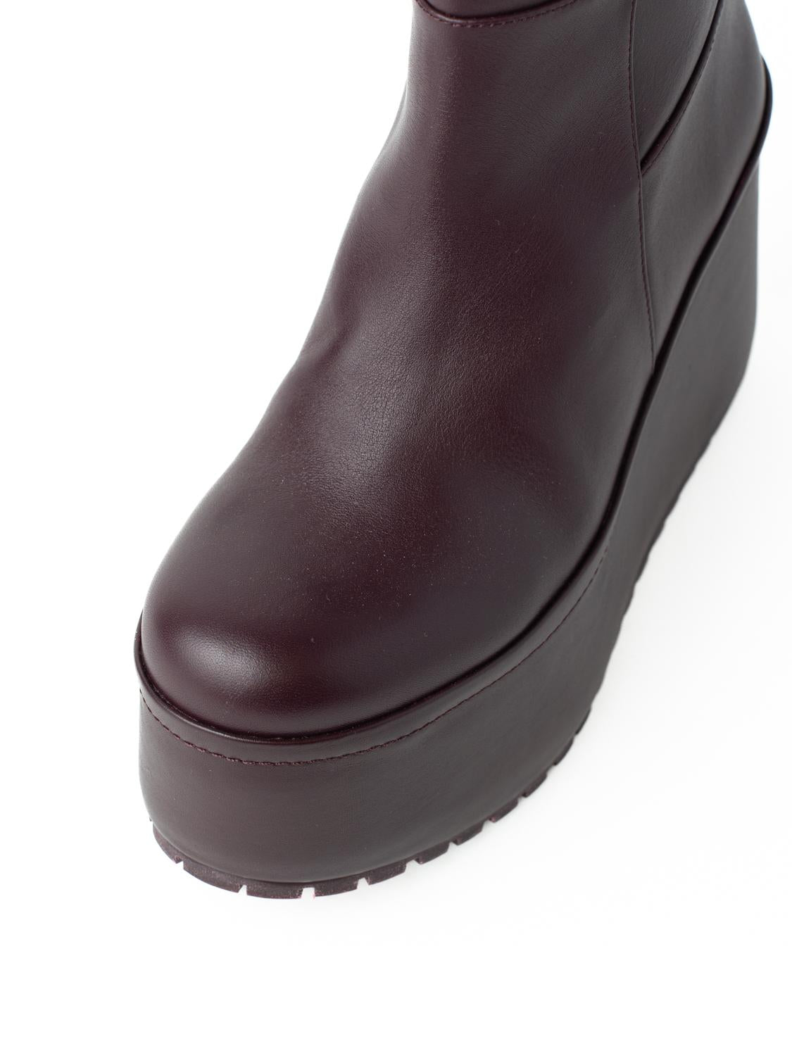 BLAIRE nappa burgundy ankle boot - Paloma Barceló