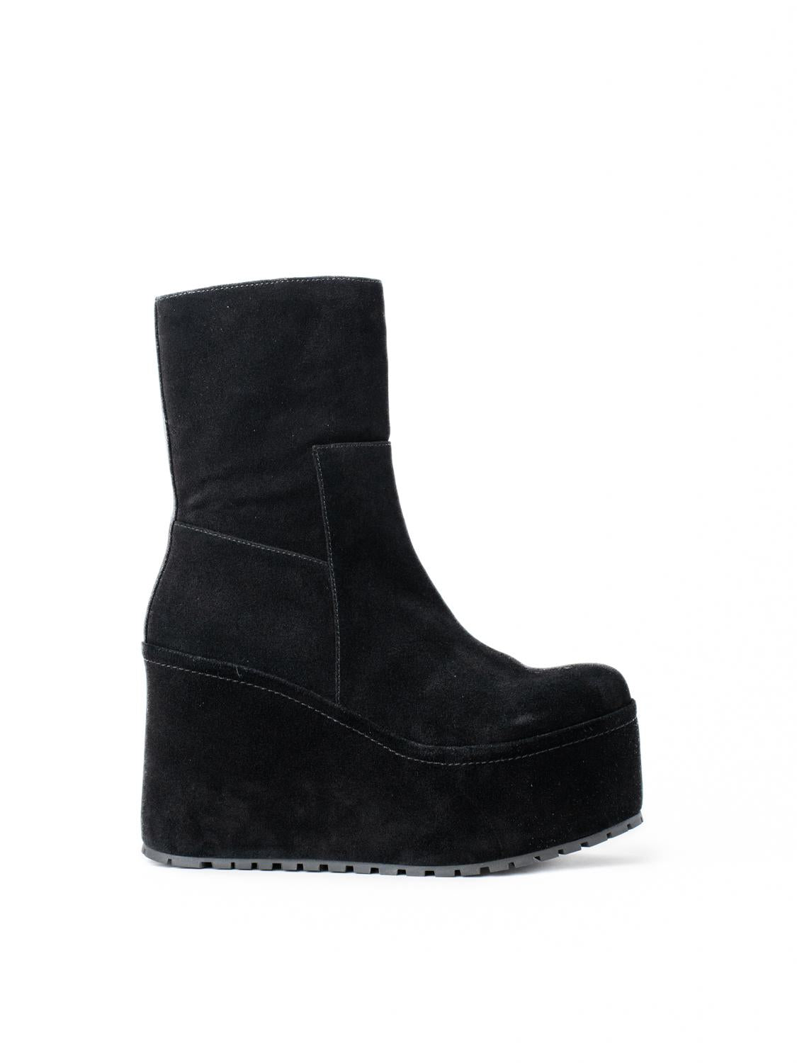 BLAIRE suede black ankle boot - Paloma Barceló