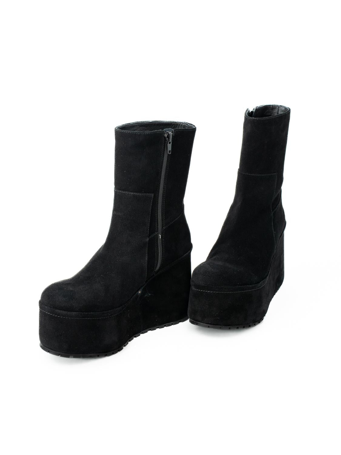 BLAIRE suede black ankle boot - Paloma Barceló