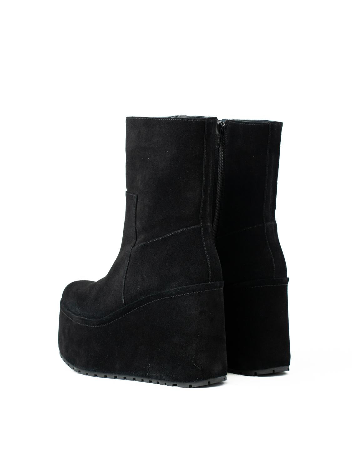 BLAIRE suede black ankle boot - Paloma Barceló